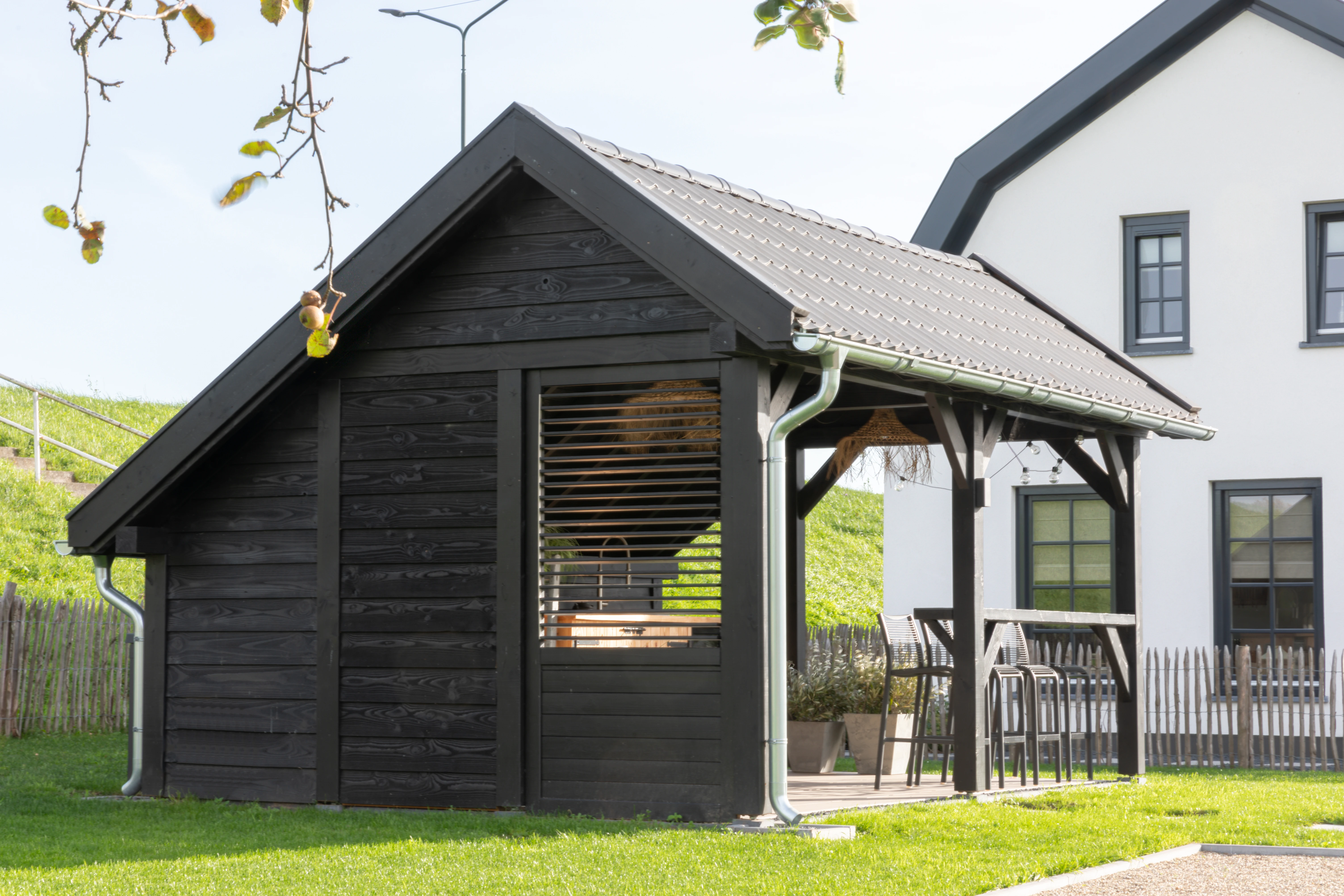 Douglas Kapschuur, 1200 x 400, schuur en achterwand, Westwood Deluxe - Afbeelding 4